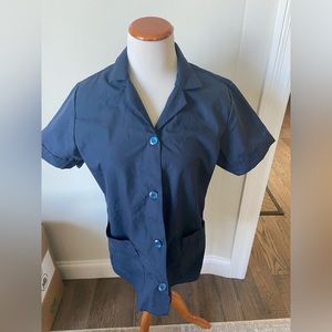 Red Kap Button Down Short Sleeve Shirt/Smock